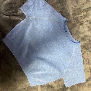 H&M Light Blue Crop Top
